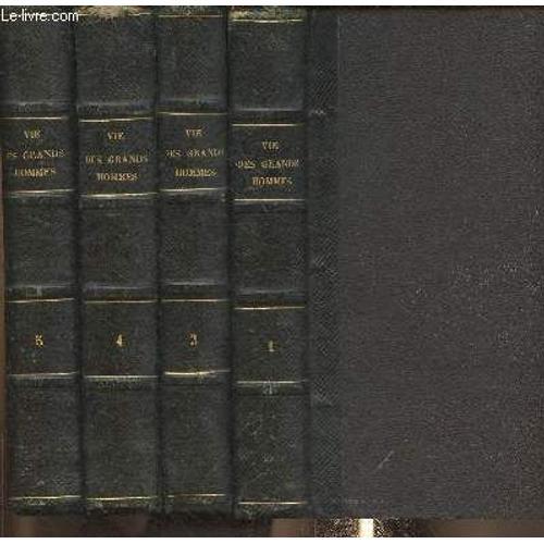 Vie Des Grands Hommes- Tomes I, Iii, Iv Et V (4 Volumes, Tome Ii Ma... on Productcaster.