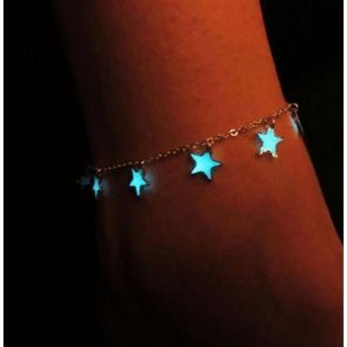 Bracelet De Cheville Lumineux Pour Femmes, Bijoux De Pied D'été, Ch... on Productcaster.