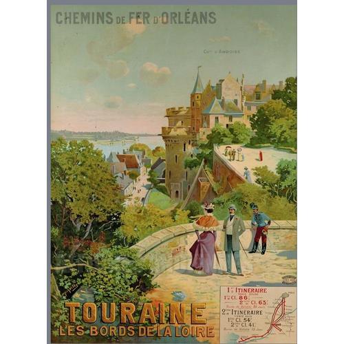 Affiche Touraine Et Les Bords De La Loire on Productcaster.