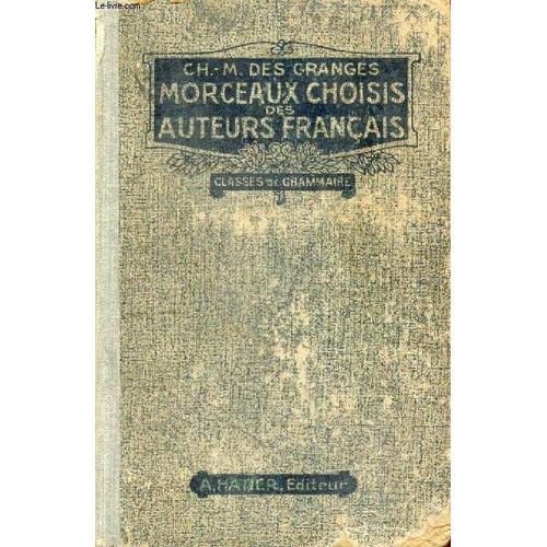 Morceaux Choisis Des Auteurs Francais. Du Moyen Age A Nos Jours. Pr... on Productcaster.