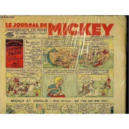 Le Journal De Mickey - 3ere Année - N°68 - 2 Février 1936 on Productcaster.