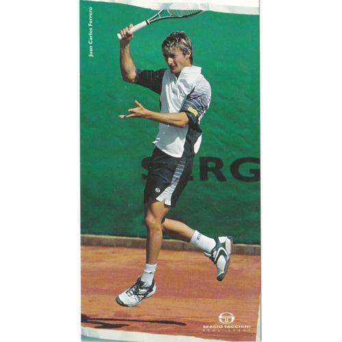 Carte - Juan Carlos Ferrero (Espagne, Tennis, Sergio Tacchini) on Productcaster.