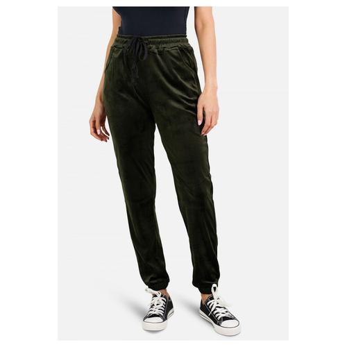 Pantalon Jogging En Velours Taille : Femme Noir L on Productcaster.