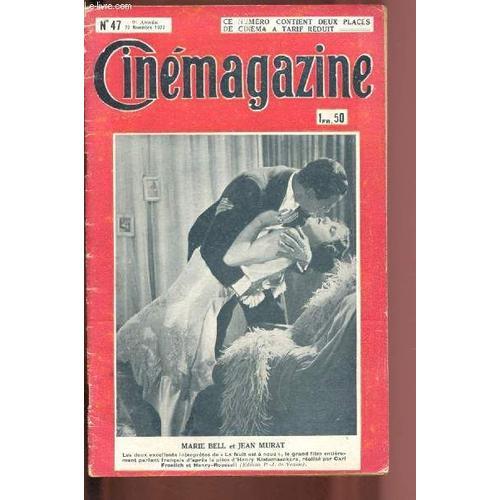 N°47 -9e Annee - 22 Novembre 1929 - Cinemagazine : Le Changement De... on Productcaster.