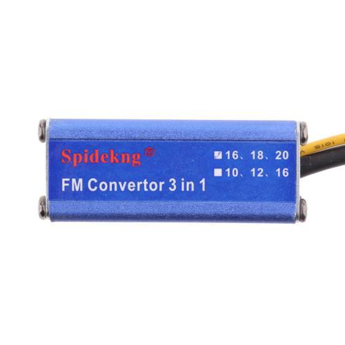 Convertisseur de Radio FM 16MHz | Voiture en aluminium bleu, transm... on Productcaster.