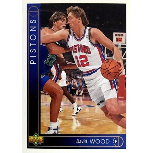 385 David Wood - Detroit Pistons - Carte Upper Deck Nba 1993 on Productcaster.