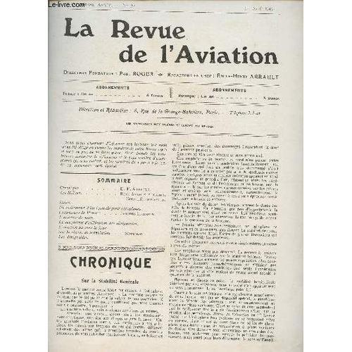 La Revue De L Aviation N°29- Avril 1909-Sommaire: Les Hélices Par R... on Productcaster.