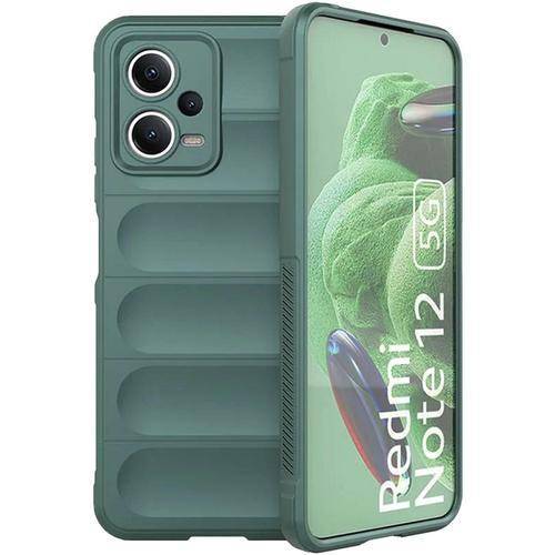 Coque Pour Redmi Note 12(5g) Coloris Vert Foncé Ix008 on Productcaster.