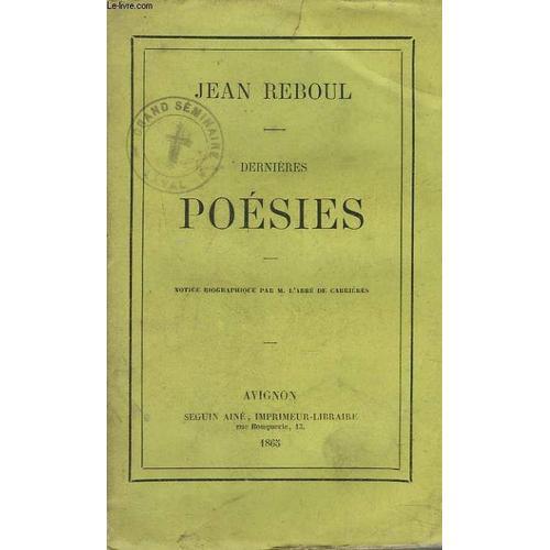 Dernieres Poesies on Productcaster.