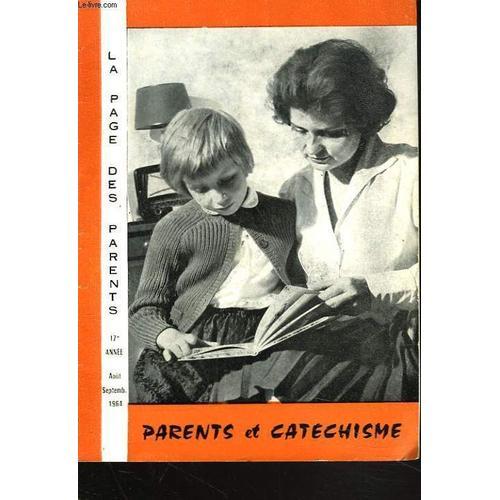 La Page Des Parents. Mensuel. 17e Annee. Aout-Septembre 1964. Paren... on Productcaster.