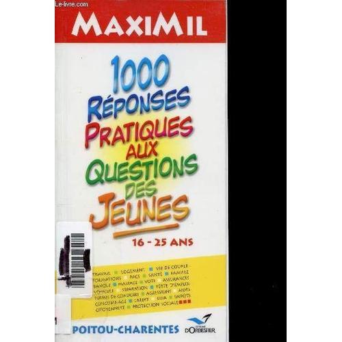 Maximil Jeunes - 1000 Reponses Pratiques Aux Questions Des Jeunes -... on Productcaster.