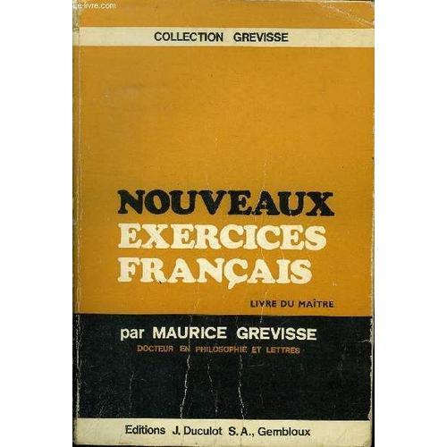 Nouveaux Exercices Francais - Livre Du Maitre on Productcaster.