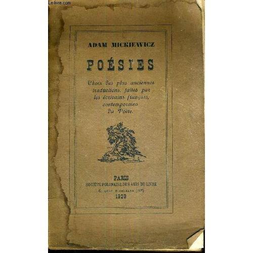 Poesies - Choix Des Plus Anciennes Traductions. Faites Par Les Ecri... on Productcaster.