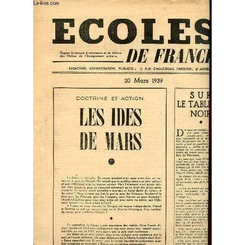 Ecole De France- N°5 Annee 2/ 20 Mars 1939sommaire : L Education Ph... on Productcaster.