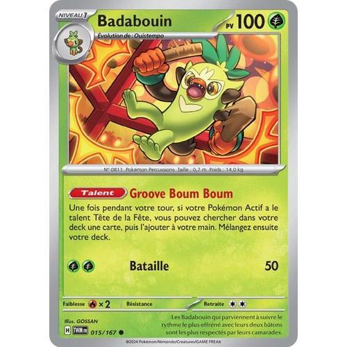 Carte Pokémon - Badabouin - 015/167 - Mascarade Crépusculaire Sous ... on Productcaster.