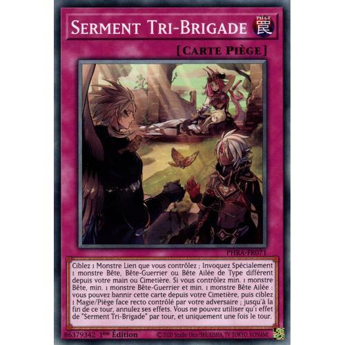 Yu-Gi-Oh! - Phra-Fr071 - Serment Tri-Brigade - Commune 1ère Édition on Productcaster.