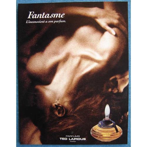 Publicité Papier - Parfum "Fantasme" De Ted Lapidus De 1992 on Productcaster.