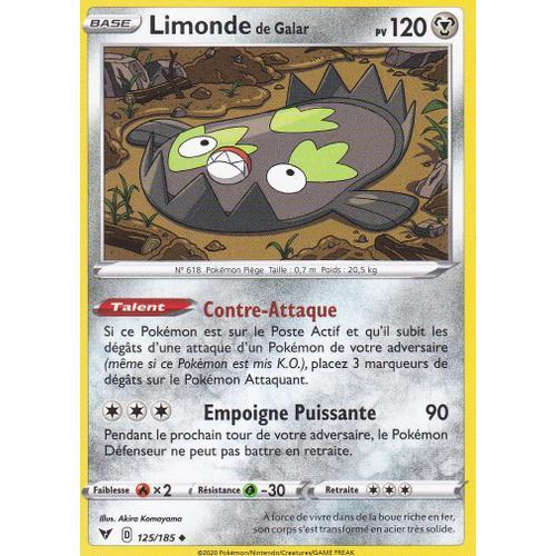 Carte Pokemon - Limonde De Galar - 125/185 - Épée Et Bouclier4 - Vo... on Productcaster.