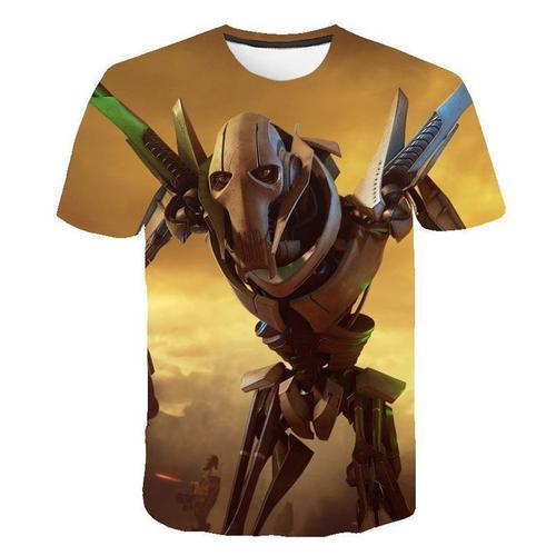 Star Wars T-Shirt Unisexe Hommes Femme Imprimé À Manches Courtes Ba... on Productcaster.