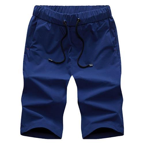 Short Hommes Unisexe De Sport D'été Couleur Unie Bermuda Shorts De ... on Productcaster.