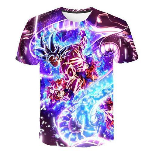 Dragon Ball T Shirt Unisexe De Marque Col Rond 3d Impression Dessin... on Productcaster.