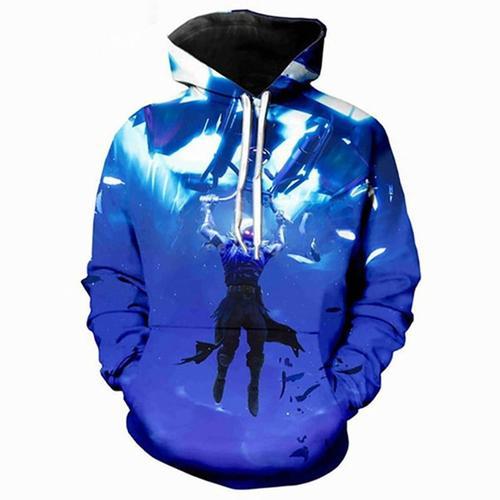 Fortnite Style Imprime Sweat A Capuche Homme De Marque Manches Long... on Productcaster.