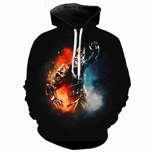 Fortnite Style Imprime Sweat A Capuche Homme De Marque Manches Long... on Productcaster.