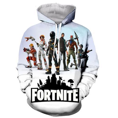 Fortnite Style Imprime Sweat A Capuche Homme De Marque Manches Long... on Productcaster.