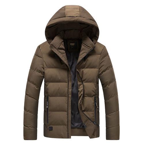 Doudoune Homme De Marque À Capuche Detachable Manteau Homme Masculi... on Productcaster.