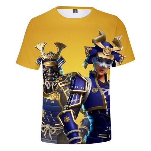 Fortnite T-Shirt Adulte Imprimé À Manches Courtes À Col Rond Tee Sh... on Productcaster.