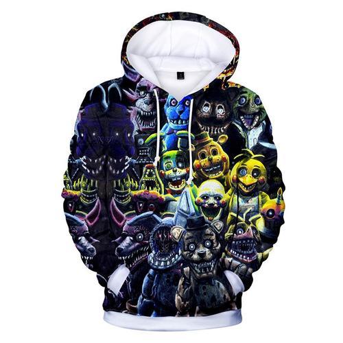 Five Nights At Freddy Imprime Sweat A Capuche Homme De Marque Manch... on Productcaster.