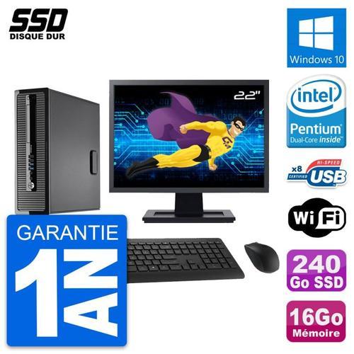 PC HP ProDesk 400 G1 SFF Ecran 22" G3220 RAM 16Go SSD 240Go Windows... (Reconditionné) on Productcaster.