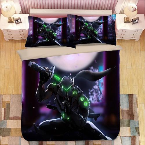 Overwatch Parure De Lit De Marque :1 Housse De Couette +1 Drap Hous... on Productcaster.