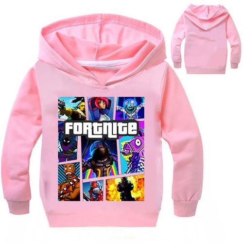 Fortnite Style Imprime Sweat Enfant Mixte De Marque A Capuche Manch... on Productcaster.