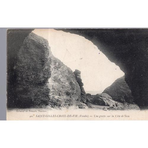 Carte Postale De Saint-Gilles Croix De Vie (Vendée) Une Grotte Sur ... on Productcaster.