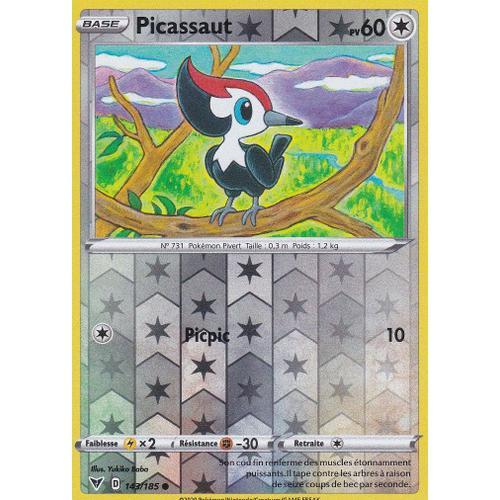 Carte Pokemon - Picassaut - 143/185 - Reverse - Épée Et Bouclier 4 ... on Productcaster.