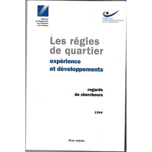 Les Regies De Quartier- Experience Et Developpements on Productcaster.