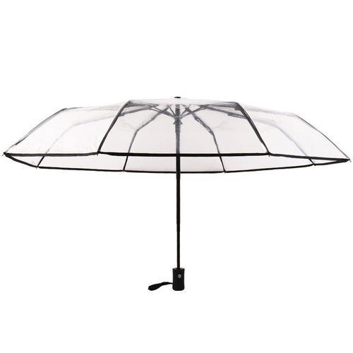 Parapluie Transparent Automatique Coupe-vent d'Extérieur, Parap... on Productcaster.