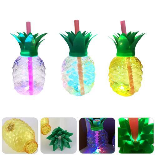 Gobelets En Plastique Ananas 500ml, 3 Pièces, Avec Tasse Légère Et ... on Productcaster.