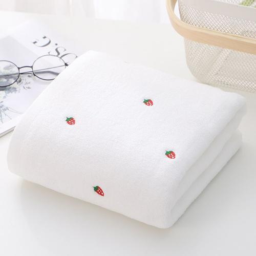 Serviette de bain 100% coton rose pour adultes, serviette de salle ... on Productcaster.