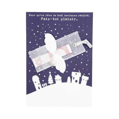 Carte De Voeux - A Étrennes - Joyeux Noël - Ailes D'ange Fais-Toi P... on Productcaster.