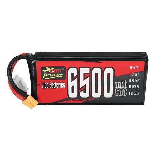 Batterie Lipo Zop Power 3s 11.1v 6500mah 60c 72.15wh Avec Connecteu... on Productcaster.