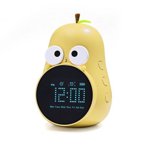 RéVeil pour Enfants Design Poire Mignon, Snooze, Triple Alarmes, 5 ... on Productcaster.