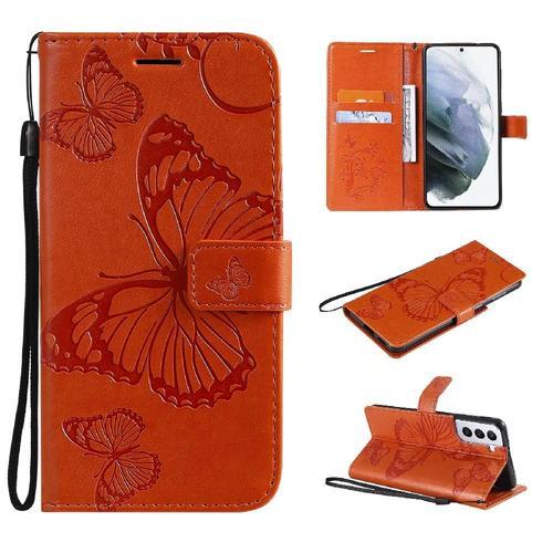 Étui Pour Samsung Galaxy S21 Cuir Pu Couverture Magnétique Avec Sup... on Productcaster.