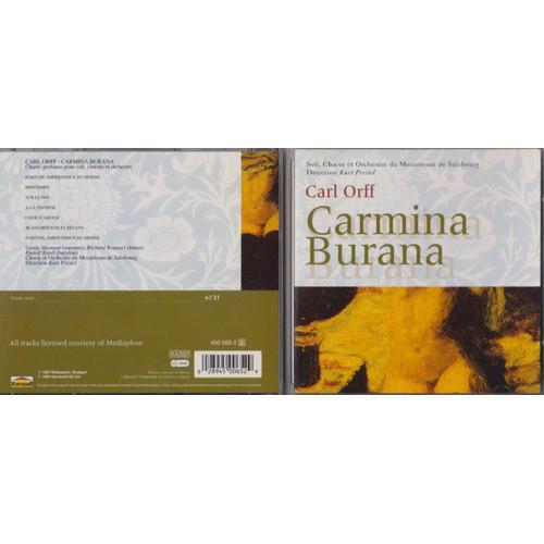 Cd Carl Orff Carmina Burana - Chants Profanes Pour Soli, Choeurs Et... on Productcaster.