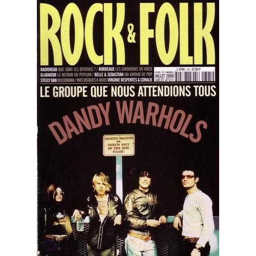 Rock & Folk N° 395 : Dandy Warhols, Le Groupe Que Nous Attendions T... on Productcaster.