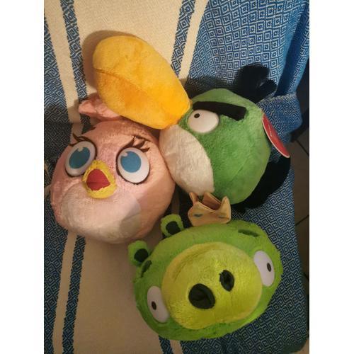 Peluche Angry Birds Vert Couronne Roi Cochon Stella Toucan Gros Mod... on Productcaster.