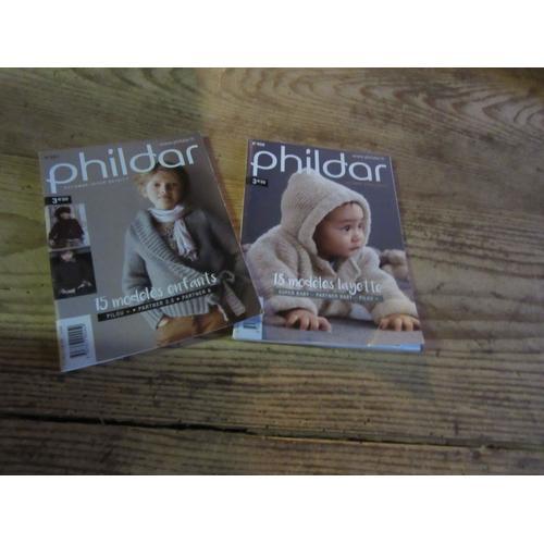 2 Phildar N° 651 656 15 Modeles Enfants / 18 Modeles Layette on Productcaster.