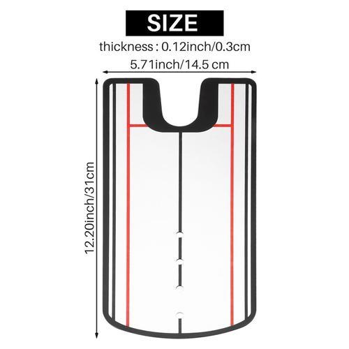 Golf Putting Miroir D'alignement Putter Portable Aide À La Formatio... on Productcaster.