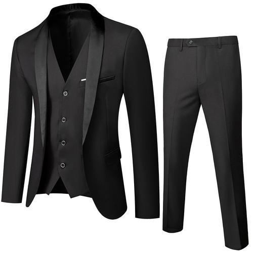 (Veste+Pantalon+Gilet)Costume Homme 3 Pièces Grande Taille En Slim ... on Productcaster.